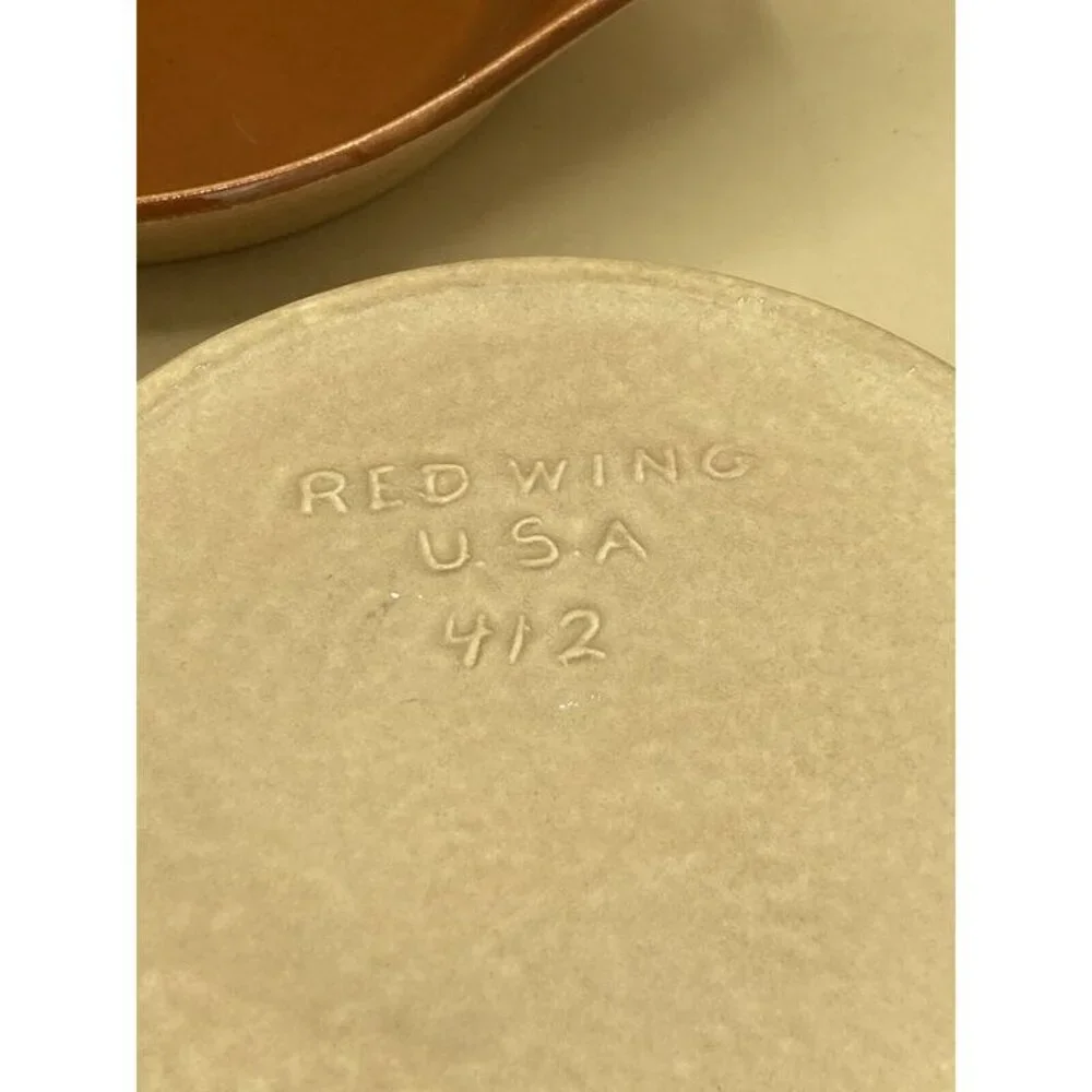 Vintage Red Wing 412 Provincial Ware Baking Dishes LOT 5 READ - Picture 4 of 11